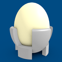 Egg Cup 3D Design - Thumbnail 2