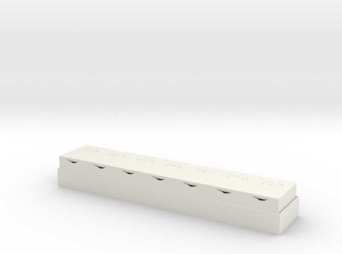 Braille Pill Box 3D Print 140694