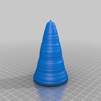 Small 3d printable ice-cream cone- ice-cream holder publish 3D Printing 14075