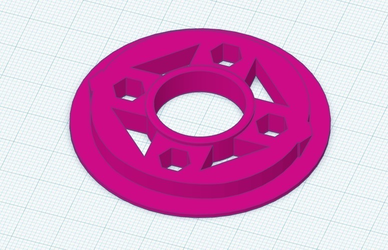 5DF Spool Adapter with 608 bearing 3D Print 140768