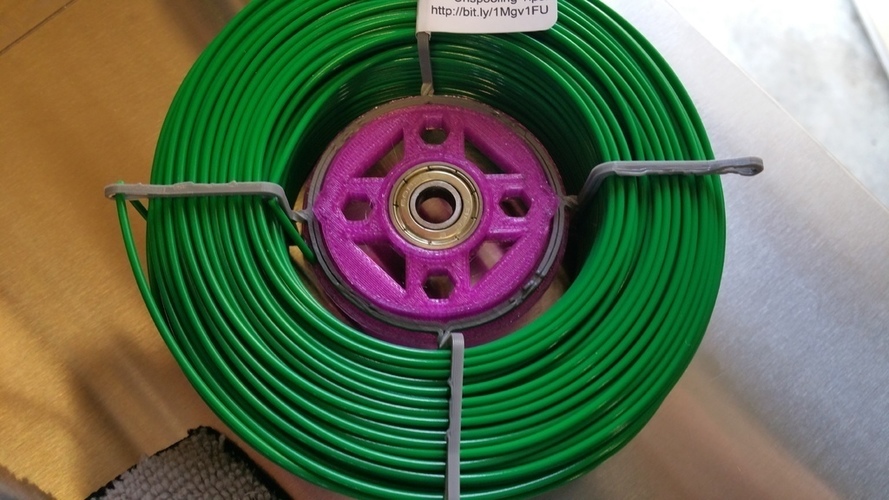 5DF Spool Adapter with 608 bearing 3D Print 140771