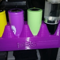 Small 26650 Battery Shelf 3D Printing 140783