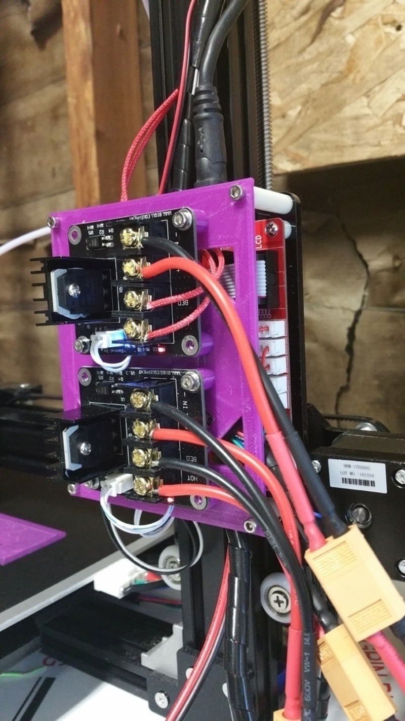 Anet A2 Mainboard Dual Mosfet Cover