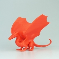 Small dragon dish without stand 3D Printing 14091