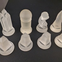 Crystal Chess Set - SLA 3D Printing - Thumbnail 4