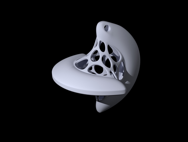 Sphericon Pendant 3D Print 140962
