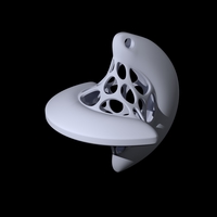 Small Sphericon Pendant 3D Printing 140962