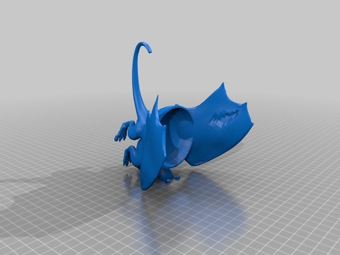 dragon dish without stand 3D Print 14097