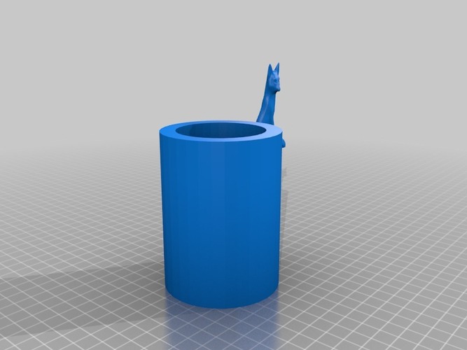 fox mug 3D Print 14101
