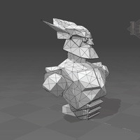 Megabyte Bust - Reboot (Low-Poly) - Thumbnail 11