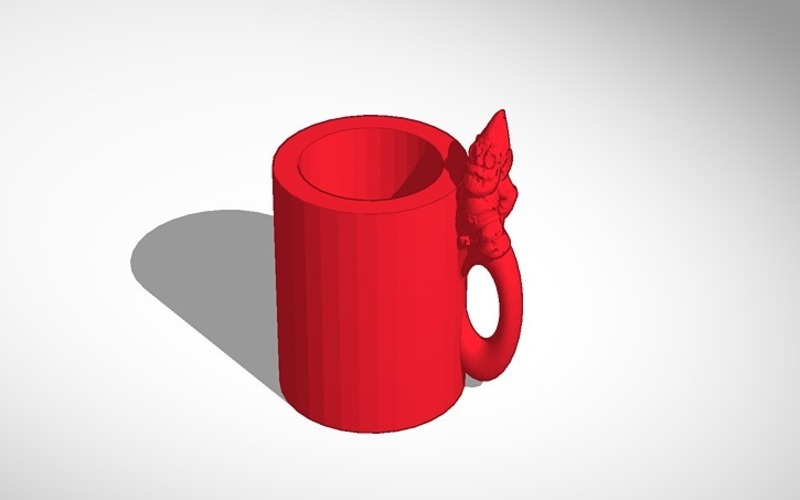 makerbot gnome mug 3D Print 14102