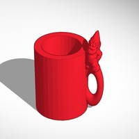 Small makerbot gnome mug 3D Printing 14102