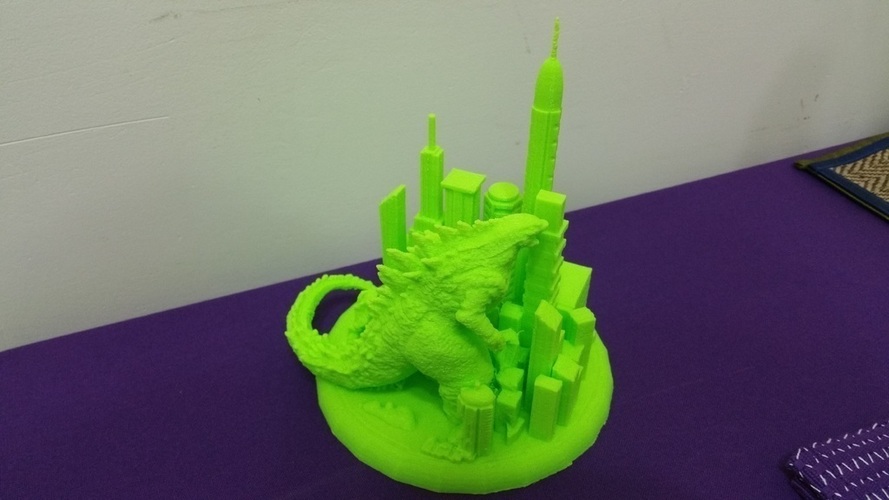 Godzilla Metropolis - Diorama 3D Print 141021
