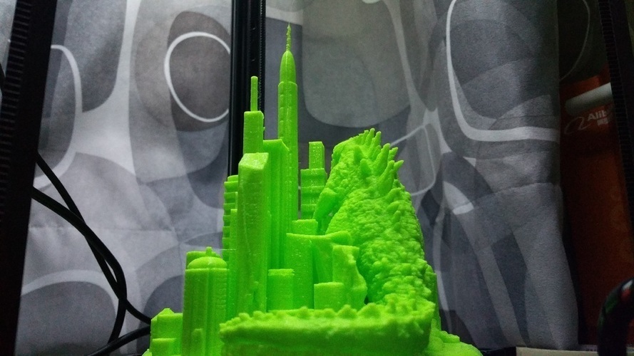 Godzilla Metropolis - Diorama 3D Print 141023