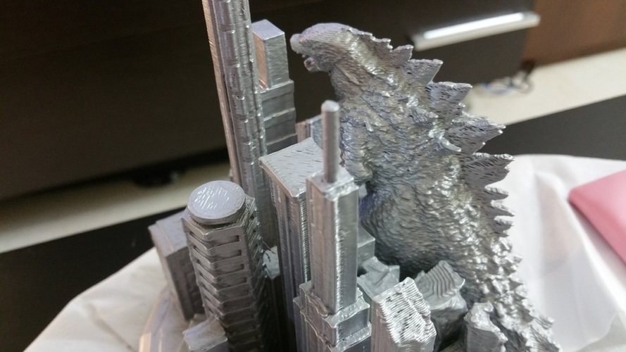 Godzilla Metropolis - Diorama 3D Print 141026