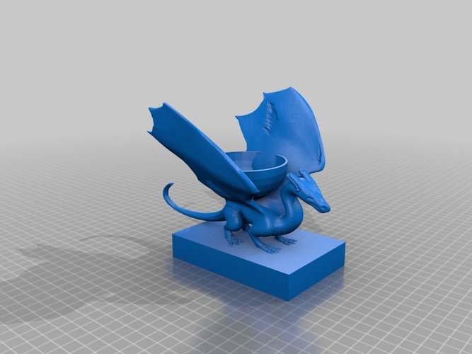 dragon dish 3D Print 14107