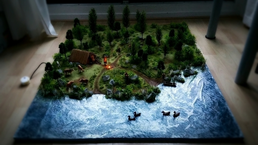 Diorama - Project: "Mannetje van Willemstad" 3D Print 141070