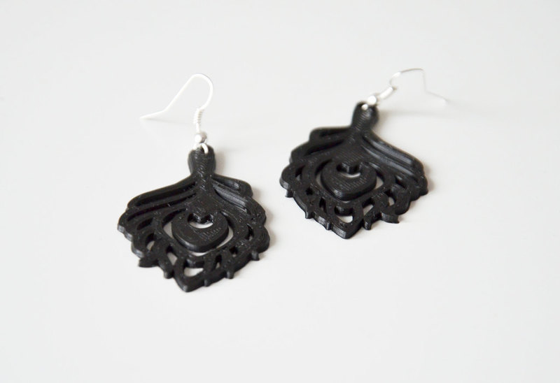 Peacock earings
