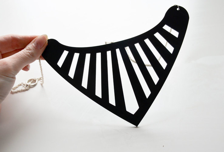 Triangle necklace 3D Print 141137