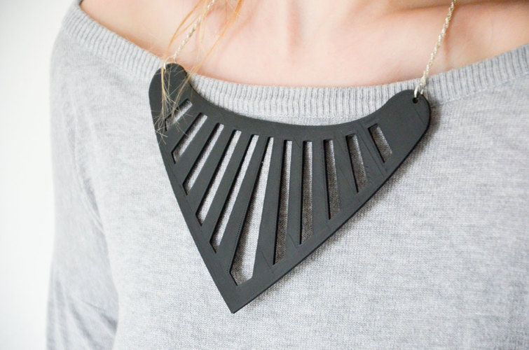 Triangle necklace 3D Print 141139