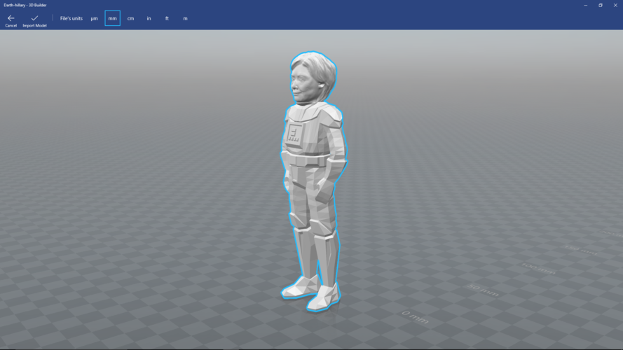 Darth-Hillary 3D Print 141147