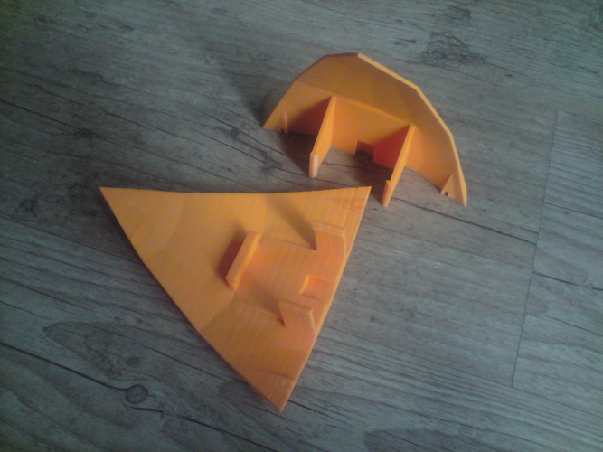Hexapod - H1 - Shield Top & Bottom 3D Print 141177