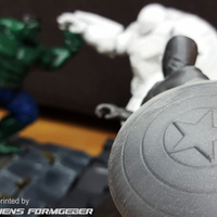 Avengers scene - Captain America 3D Printable Model  - Thumbnail 24