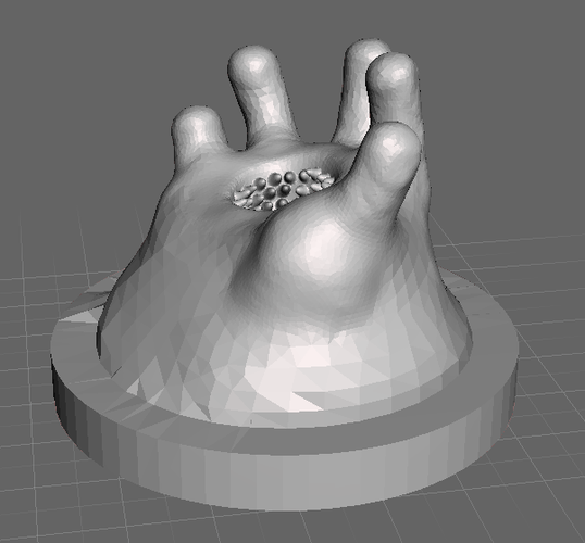 HellMouth Hand (28mm) 3D Print 141247