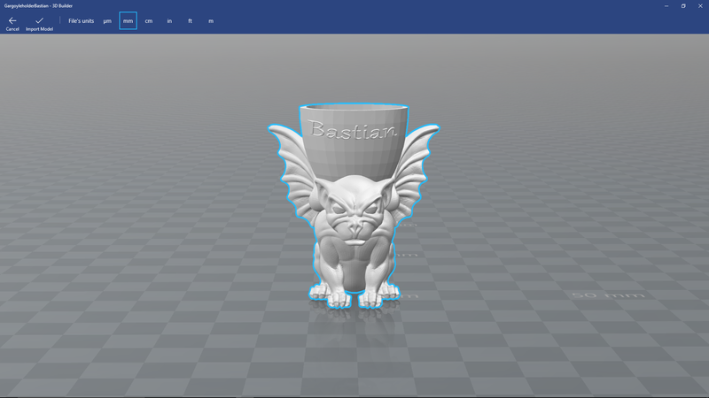 Gargoyle candle holder 2