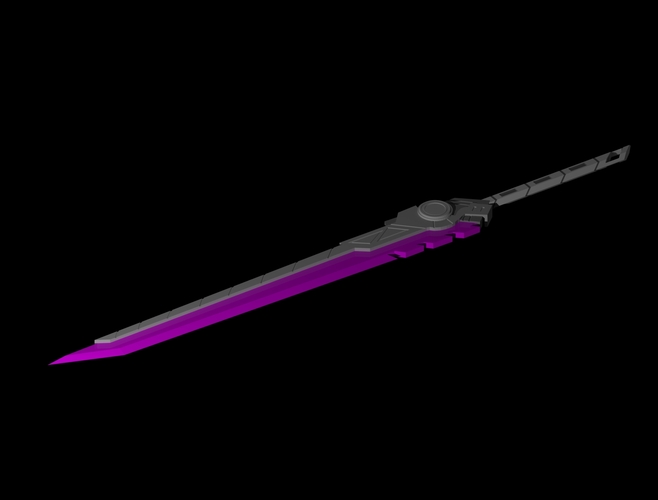 Project Fiora Sword (League Of Legends) 3D Print 141468