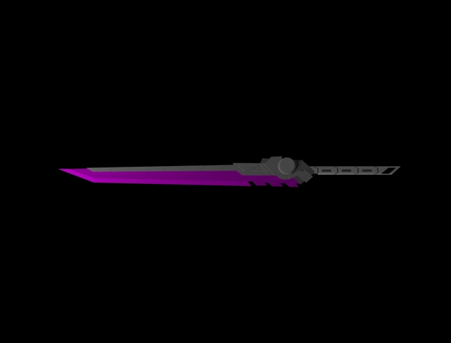 Project Fiora Sword (League Of Legends) 3D Print 141471