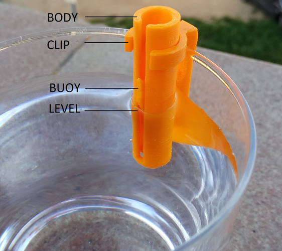 easy liquid level for blind people 3D Print 141524