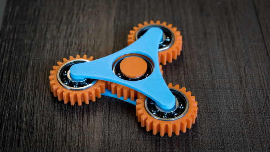 Geared Spinner 3D Print 141552