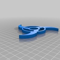 Small CSGO Karambit knife fidget spinner 3D Printing 141615