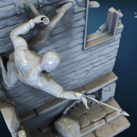 Avengers scene - SPIDERMAN / 3D Printable Model  - Thumbnail 9