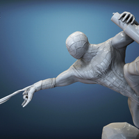 Avengers scene - SPIDERMAN / 3D Printable Model  - Thumbnail 12