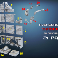 Avengers scene - SPIDERMAN / 3D Printable Model - Thumbnail 2