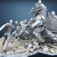 Avengers scene - SPIDERMAN / 3D Printable Model - Thumbnail 10