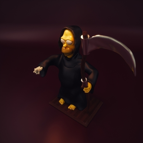Homer Grim Reaper  3D Print 141712