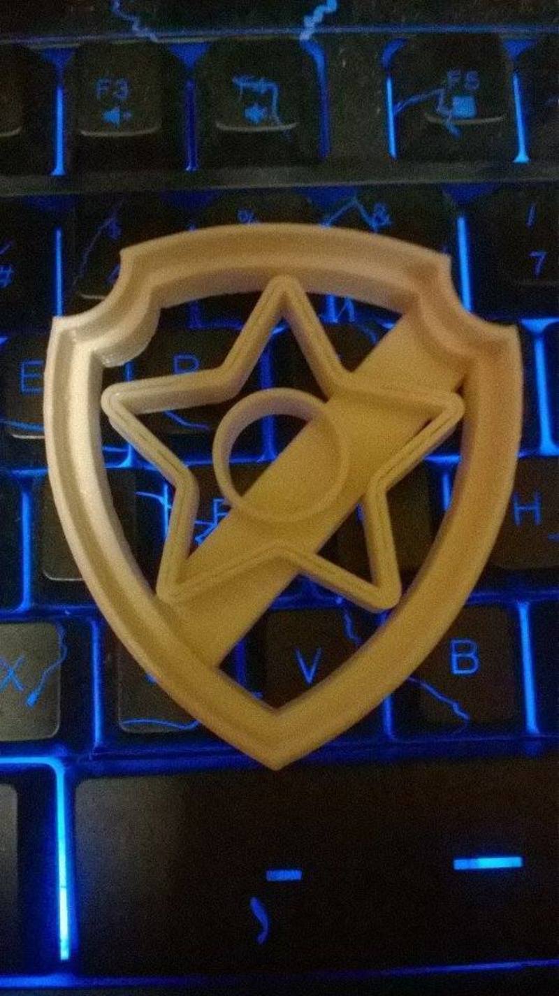paw patrol chase cookie cutter