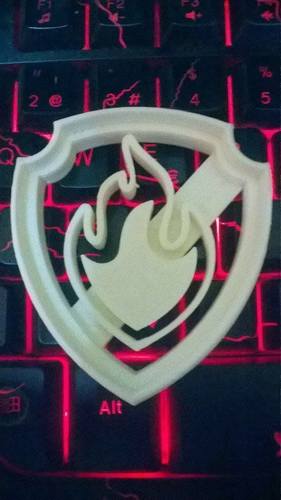 paw patrol marshall cookie cutter 3D Print 141726