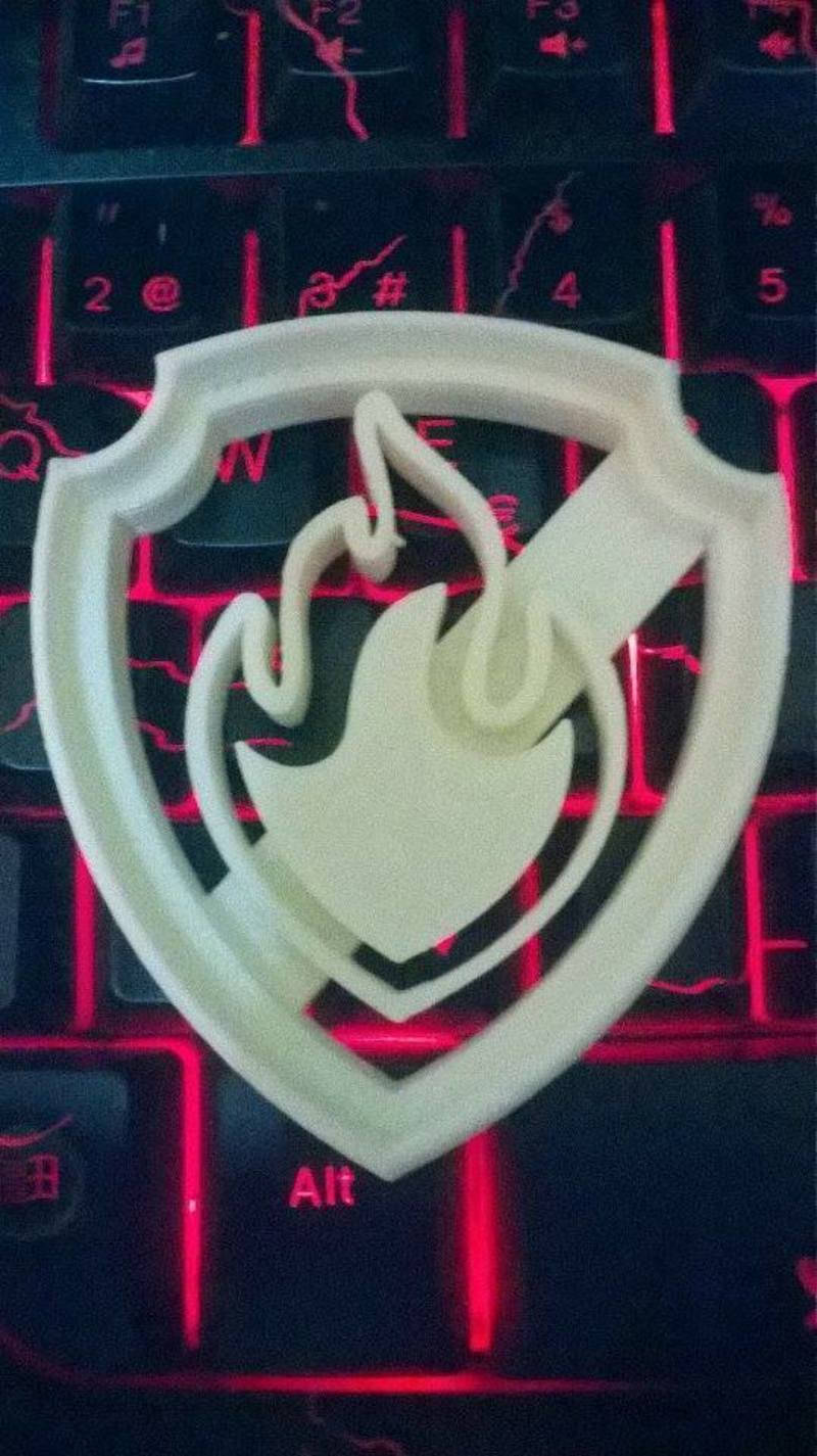 paw patrol marshall cookie cutter