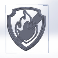 paw patrol marshall cookie cutter - Thumbnail 3