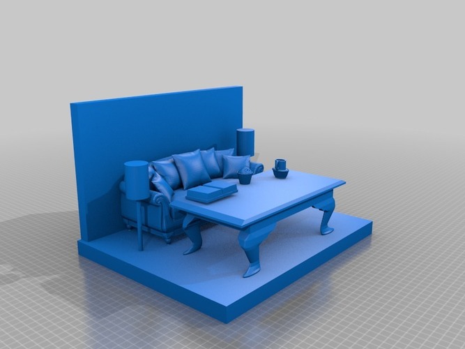 lounge room model 3D Print 14174
