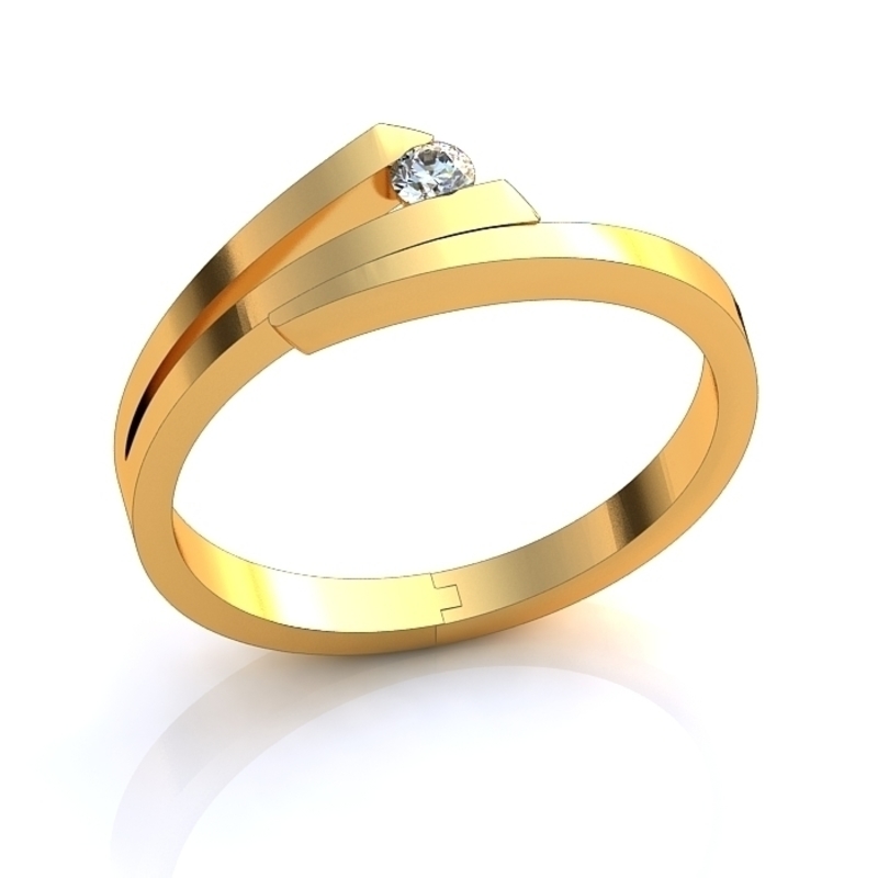 Diamond ring gold