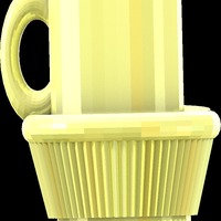 fullsized coffee cup cake cup all files - Thumbnail 3