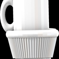 fullsized coffee cup cake cup all files - Thumbnail 4