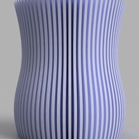 Linear Pattern Vase - Thumbnail 2