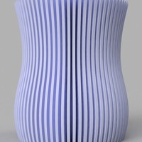 Linear Pattern Vase - Thumbnail 3