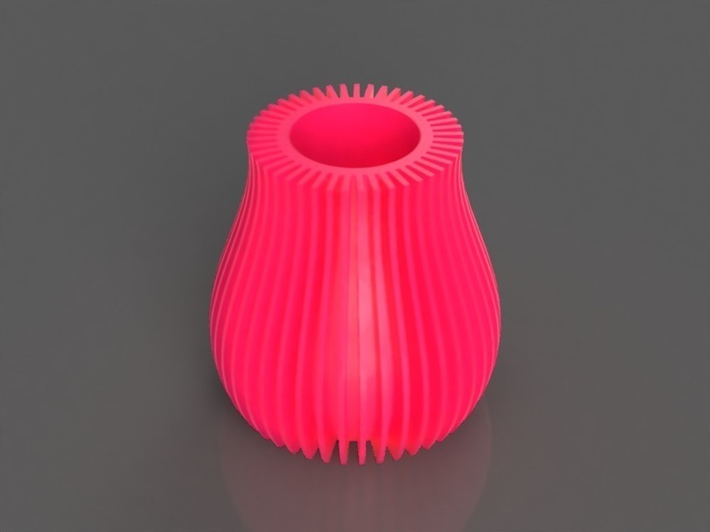 Linear Abstract Vase